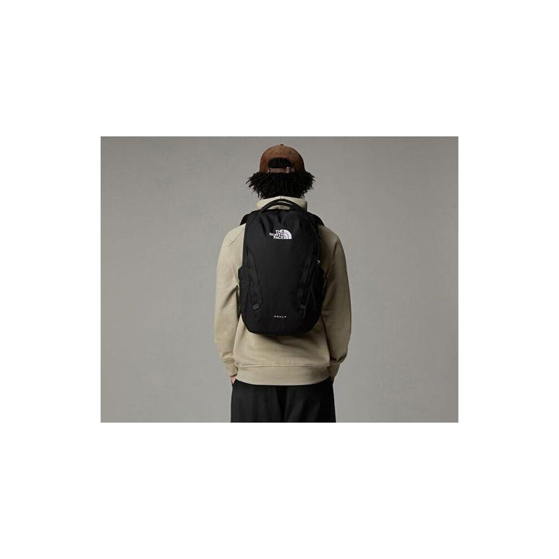 Mochila para portátil The North Face Vault resistente al agua con diseño moderno y estructura ergonómica, color negro