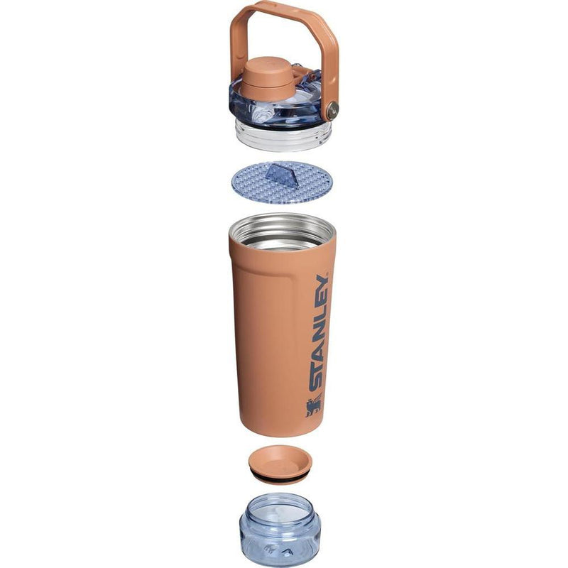 Stanley Activate Shaker - Botella de acero inoxidable aislado, diseño a prueba de fugas con tapa de flujo rápido y base de almacenamiento