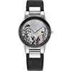 Citizen Eco Drive Maléfica Charm Box Set, Disney Villains, correa de cuero negro, Tono-plateado, Classic