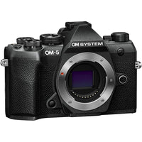OM SYSTEM OM-5 Mark II Cuerpo Negro Compacto Ligero Sellado Cámara de Video 4K Ideal para Viajes al Aire Libre