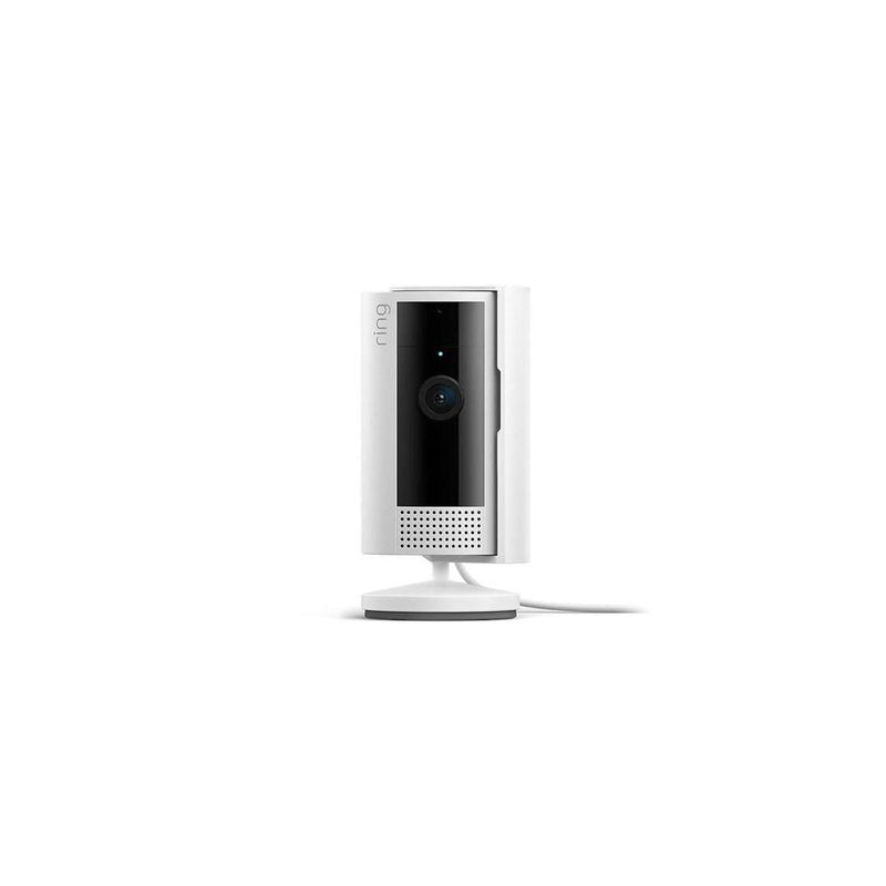 Cámara Ring Indoor para seguridad en el hogar o negocio con video HD de alta calidad y visión nocturna, color blanco
