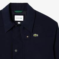 Chaqueta Parka Ligera Lacoste para Hombre con Bolsillos y Cocodrilo Bordado en el Pecho
