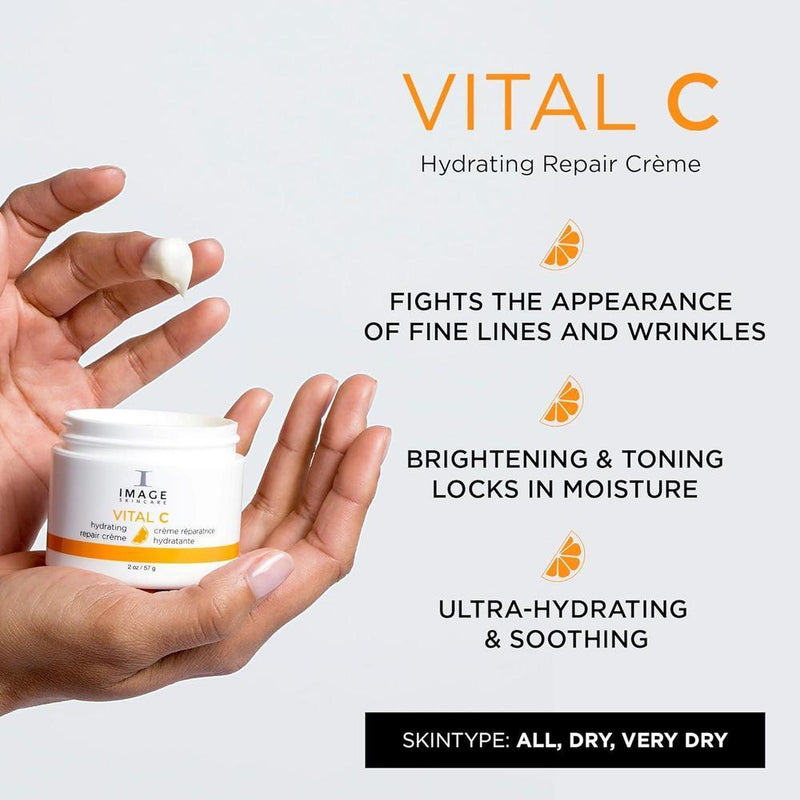 Image Skincare Crema De Noche Hidratante Vital C Con Ácido Hialurónico 57ml