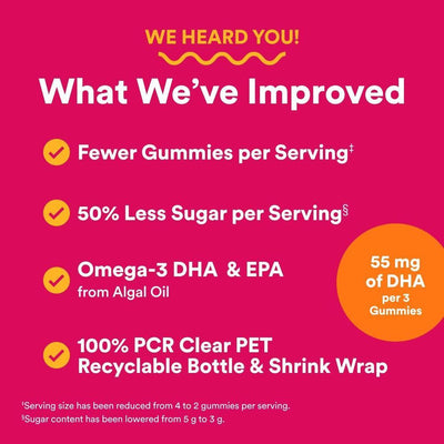 SmartyPants Gomitas Multivitamínicas para Mujer con Omega 3, Metilfolato, CoQ10, Vitaminas D3, C, B12, B6, A, K y Zinc, 90 Unidades