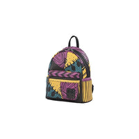 Loungefly Nightmare Before Christmas Sally Costume - Bolso de hombro doble para mujer, diseño único por la colocación de patrones