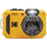 Cámara Digital Resistente Kodak PIXPRO WPZ2 con Estuche y Tarjeta microSDHC de 32GB, Amarillo, Paquete de 3 Artículos