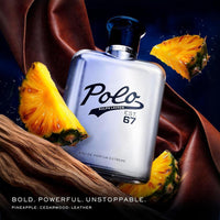 Ralph Lauren Polo 67 Extreme Eau de Parfum Hombre - Aroma Gourmand con Piña Caramelizada, Cedro y Cuero