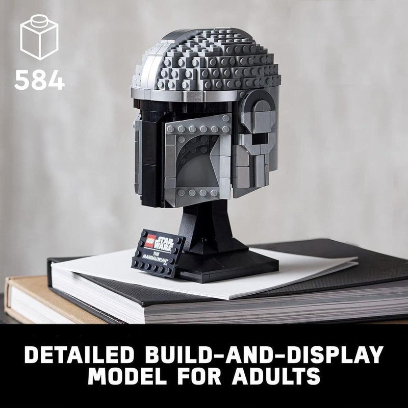 LEGO Star Wars Mandalorian casco 75328, kit de modelo para adultos, idea de regalo coleccionable