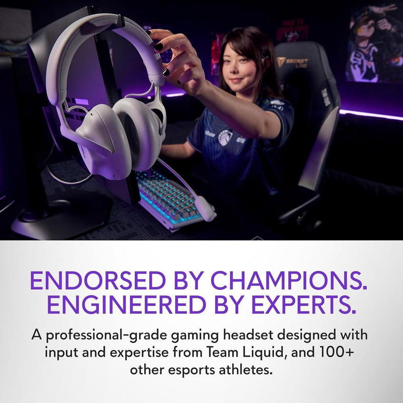 Alienware Auriculares inalámbricos profesionales para juegos, incluye Bluetooth 5.3 y carga rápida de 15 minutos