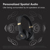 Beats Solo 4 - Auriculares Bluetooth inalámbricos con 50 horas de batería, compatibles con iOS y Android, negro/dorado.