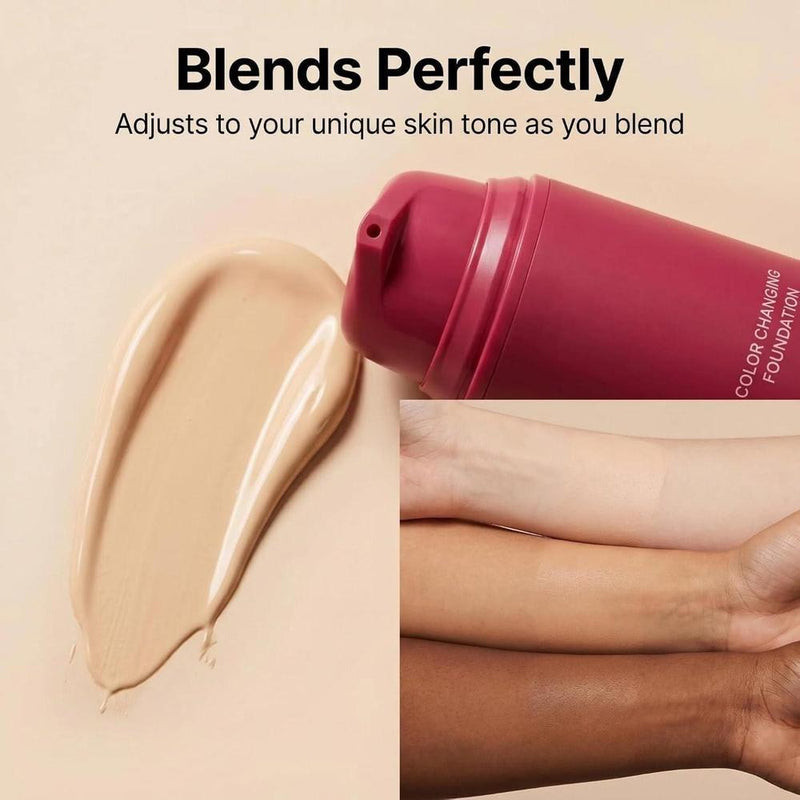 Base Líquida Que Cambia De Color, Adaptadora Del Tono De Piel Para Acabado Natural, SPF 15, 30 Ml
