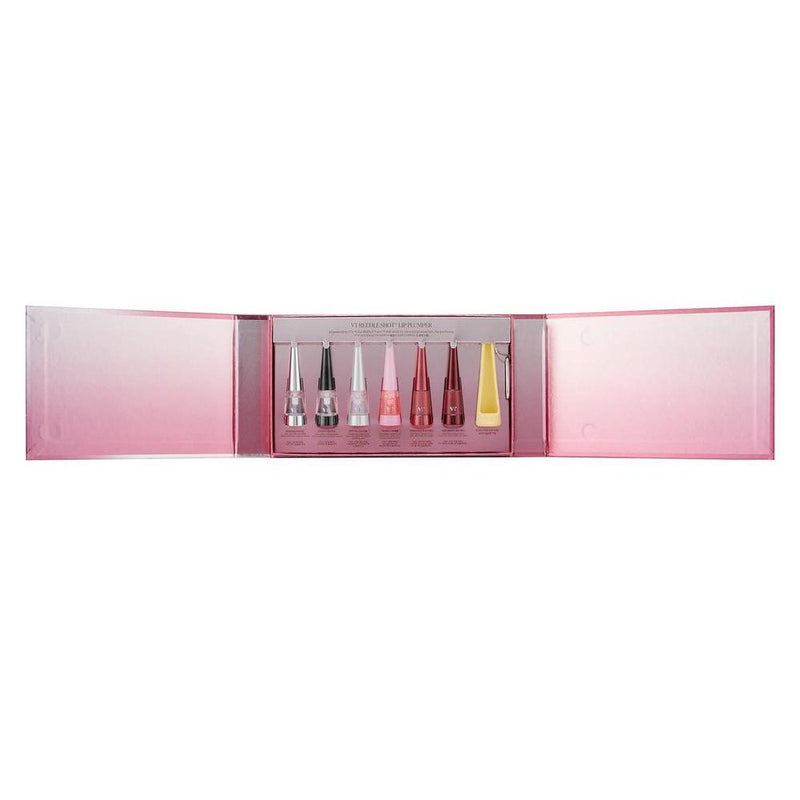VT COSMETICS Lip Plumper Edición Especial, set con 6 colores e hidrantante que ofrece volumen intenso y brillo gloss, perfecto como regalo