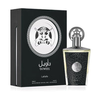 Lattafa TA'WEEL Eau de Parfum Spray de Larga Duración con Notas Amaderadas y Cítricas