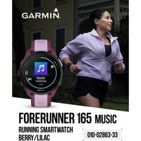 Garmin Forerunner 165 Smartwatch Música, Pantalla AMOLED, Métricas Avanzadas De Entrenamiento Y Recuperación