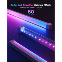 Govee RGBIC LED Strips: Iluminación Inteligente con Alexa y Google. Ideales para dormitorio y estudio