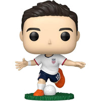 Funko Pop! Football: Christian Pulisic del equipo de fútbol masculino de Estados Unidos, figura de vinilo oficial coleccionable