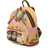 Loungefly Disney Pixar Up Bolsa de Hombro Mujer con Doble Correa y Bordado