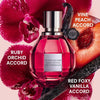 Viktor&Rolf Flowerbomb Ruby Orchid Eau de Parfum, perfume femenino floral y afrutado con vainilla y melocotón