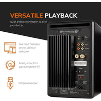Bocinas de Estantería Audioengine A5+ Potenciadas con Alta Fidelidad, para Música, Juegos, Tornamesas y Cine en Casa