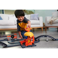 Hot Wheels City Burger Drive-Thru con 1 Vehículo, se conecta con otros playsets, para niños de 4 a 8 años