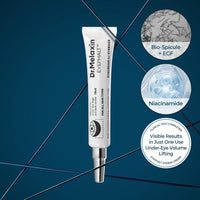 Crema para Bolsas de Ojos Dr.Melaxin Eyephalt, reducción de hinchazón y ojeras, mejora la elasticidad con EGF y Bio-Spicule