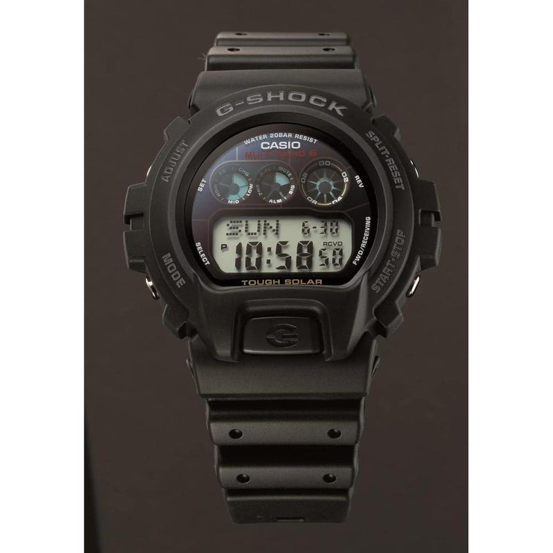 G-Shock GW6900-1 reloj solar deportivo negro y resistente para hombre, perfecto para un estilo de vida activo