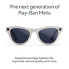 Gafas inteligentes Ray-Ban Meta (Gen 2) con cámara 12 MP, audio abierto, IA, y lentes de zafiro Transitions