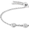 Calvin Klein Pulsera de cadena de joyería ajustable para mujer