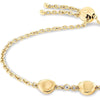 Pulsera de cadena de joyería para mujer de Calvin Klein, elegante y ajustable, con detalles en cristal