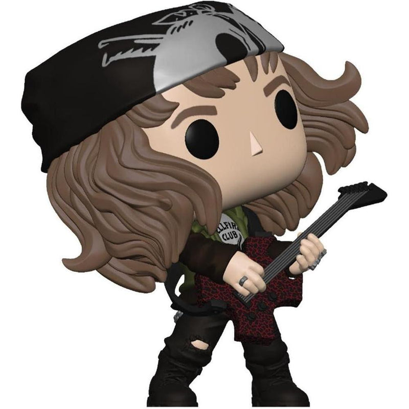 Funko POP! TV: Stranger Things - Hunter Eddie con guitarra, figura de vinilo oficial, ideal para fans y coleccionistas