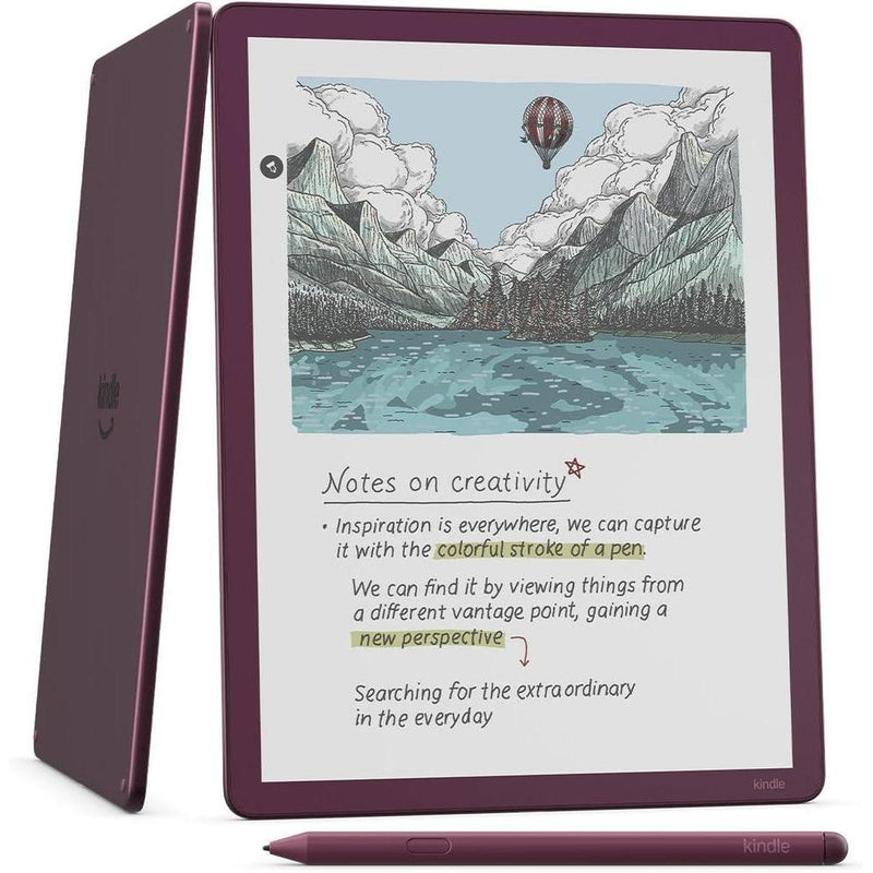 Amazon Kindle Scribe Colorsoft 64GB, modelo más reciente con pantalla a color similar a papel y luz frontal. Incluye lápiz Premium