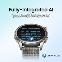 Amazfit Balance Smartwatch 4.6 cm con análisis corporal y de salud, GPS, Alexa, Bluetooth, duración de batería de 14 días