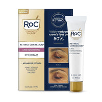Roc Retinol Crema De Ojos Para Ojeras, Hinchazón Y Arrugas, 7.5g