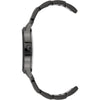 Nine West Reloj de pulsera Gunmetal elegante para mujer con pulsera metálica y esfera analógica