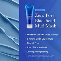 Medicube Máscara Facial De Barro Con AHA, BHA, PHA, Enfriamiento Y Ajuste De Poros, Fórmula Coreana De Secado Rápido, 100ml