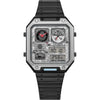 Reloj Citizen Star Wars Vintage Ana-Digi de acero inoxidable rectangular para hombre