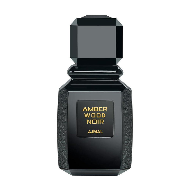 Ajmal Amber Wood Noir Eau De Parfum para hombres y mujeres, fragancia cítrica aromática de larga duración, hecho en Dubái