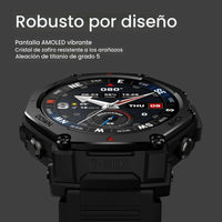 Amazfit T-Rex 3 Pro - Reloj inteligente ultra resistente con pantalla de zafiro, GPS preciso y batería de 25 días