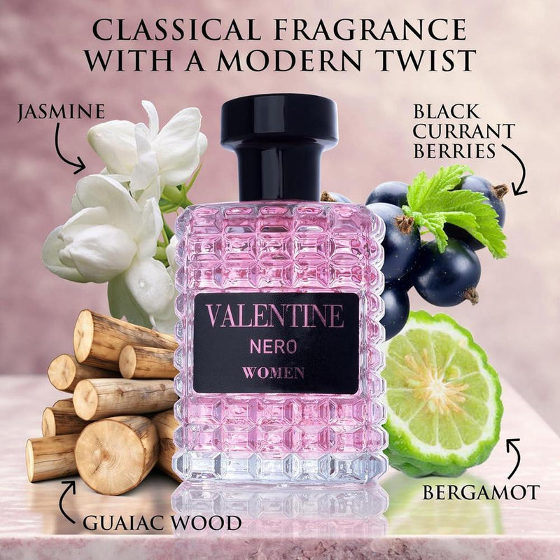 URBAN COLLECTION Eau de Parfum de San Valentín para mujer, aroma floral ámbar, vainilla bourbon y bosque, fragancia floral oriental