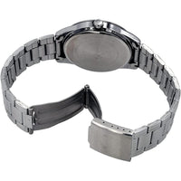 Reloj analógico Casio MTP-V005D-2B4 para hombre en acero inoxidable azul con movimiento de cuarzo y fácil lectura