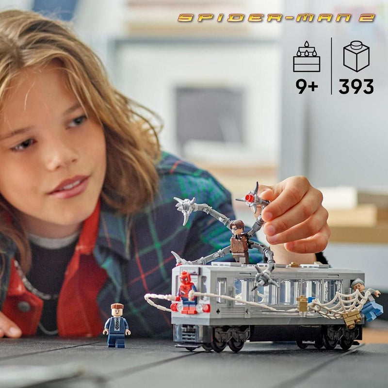 LEGO Marvel Spider-Man vs Doc Ock, set de construcción con figuras de acción para niños y niñas fanáticos de Marvel