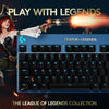 Teclado mecánico PRO para juegos Logitech G, diseño ultraportátil, teclas RGB LIGHTSYNC, edición de League of Legends