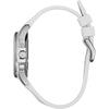 Citizen Eco-Drive Classic Reloj de Acero Inoxidable Plateado con Correa de Goma Blanca y Esfera Blanca