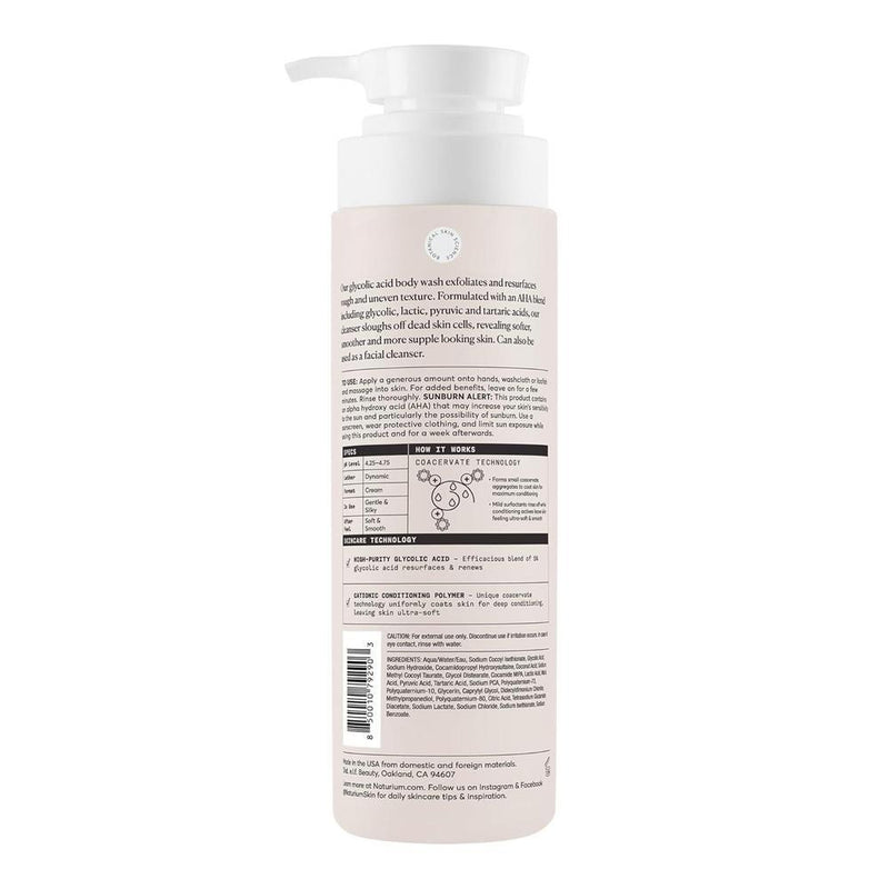 Gel De Baño Exfoliante Naturium Ácido Glicólico 500ml