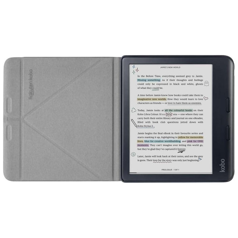 Kobo Libra Colour SleepCover con tecnología sleep/wake, soporte de cuero vegano, compatible con Kobo Libra Colour eReader