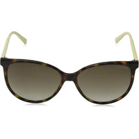 Tommy Hilfiger Lentes de Sol de Plástico Ovalados con Lente Transparente en Color Habana Claro y Burdeos