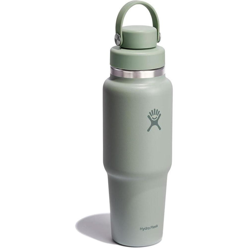 Hydro Flask Botella de viaje con tapa flexible, a prueba de fugas e ideal para mantener bebidas frías, color agave