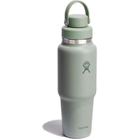 Hydro Flask Botella de viaje con tapa flexible, a prueba de fugas e ideal para mantener bebidas frías, color agave