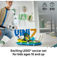 LEGO Editions Vini Jr. - Juego de construcción, regalo coleccionable de fútbol, decoración para niños y niñas