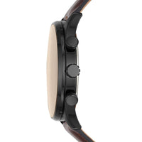 Fossil Sullivan Reloj de Pulsera Multifunción de Moda con Correa de Cuero Marrón para Hombre